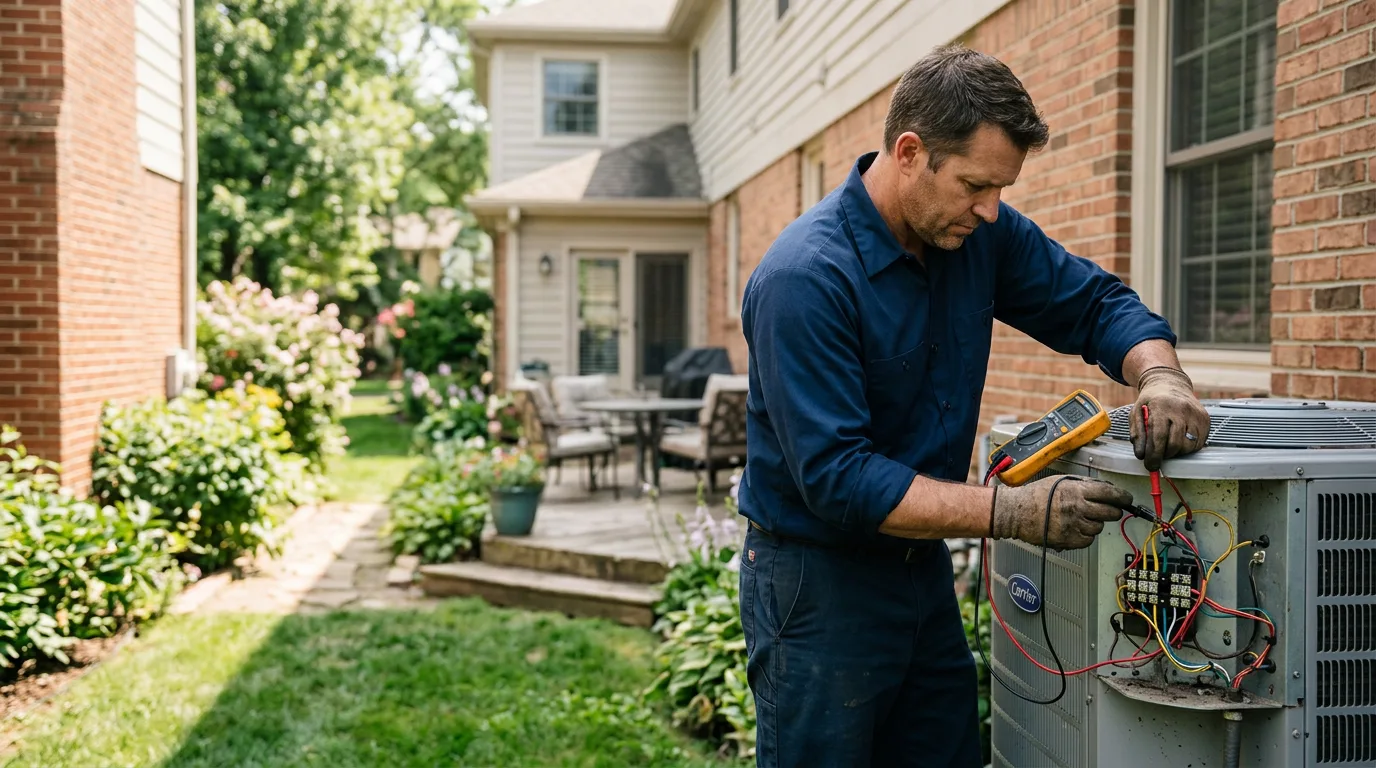 HVAC technician working near Miramar, FL